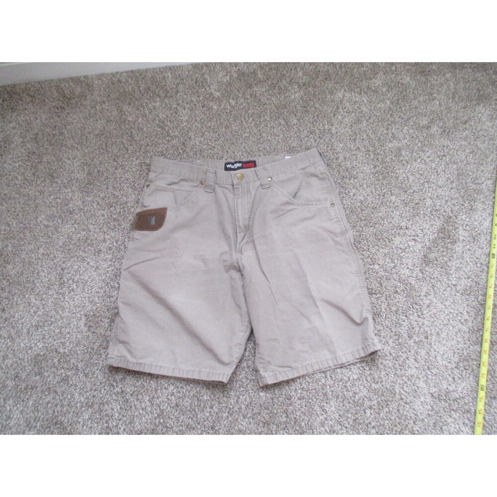 Wrangler Riggs Workwear Ripstop Cargo Shorts Men’s 34 Khaki Utility Carpenter